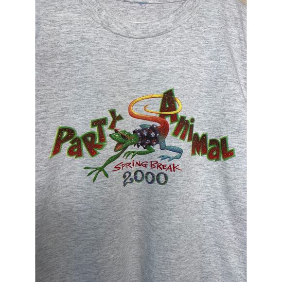 Vintage 2000 Jimmy Buffett Margaritaville Spring Break Party Animals Shirt L - Picture 3 of 5
